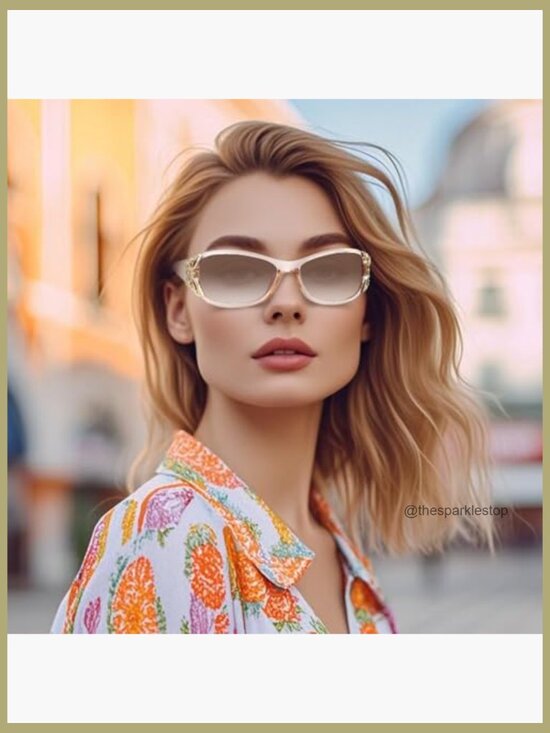 3 Pairs Y2K Butterfly Wrap Around Sunglasses with UV400 Protection main image 7